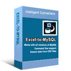 Excel to MySQL converts Microsoft Excel spreadsheets into MySQL databases automatically, with no manual data entry required.