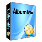 AlbumMe is an easy-to-use software package that lets you create Flash photo albums from your pictures - add transitions, captions, play music, use clip art, and more.