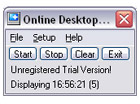 Transmit your screen content to any Internet-equipped machine.