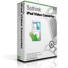 Sothink iPod Video Converter takes videos in all of the popular video formats and converts them for use with your iPod, iPod Touch, iPhone, and Apple TV.