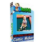 Kidware Comic Maker lets you take digital photos and transform them into comic book-style images, complete with captions, that are suitable for printing and framing!