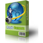  With Magic Camera, you can add special effects, masks, and background effects to your webcam video, plus broadcast your desktop or prerecorded video online.