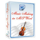 Music Making in MS Word lets you embed sheet music into Microsoft Word documents, unleashing a whole new world of amazing music-related publications, brochures, and handouts.