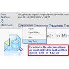 Message Viewer Lite lets you open Outlook .MSG files and Lotus Notes .EML files without having to have either of those programs installed.