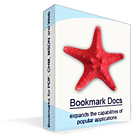 Bookmark Docs gives you the power to add bookmarks and hyperlinks to any specific location in PDF, CHM, and MSDN documents, as well as web pages.