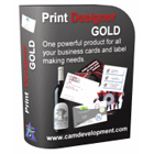 Comprehensive print design software lets you create business cards, mailing labels, envelopes, post cards, invitations, CD & DVD labels, and much, much more.