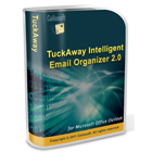 TuckAway Intelligent Email Organizer works with Microsoft Outlook to keep your email organized, without resorting to the manual creation of dozens of rules.