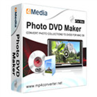 4Media Photo DVD Maker lets you convert your photo library into DVD movies complete with audio, transitions, and special effects, playable on any DVD player.