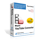 Moyea YouTube Converter can quickly download and convert YouTube videos for playback on many popular portable media devices.