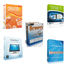 Enjoy a cornucopia of seven great applications for your PC at one unbelievably low price - spanning PDFs, fonts, disc burning, animation, screenshots, and more!