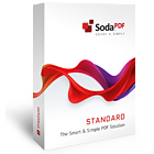 Soda PDF Standard lets you open, edit, create, convert, and print PDF documents, at a fraction of the cost of more complicated applications.