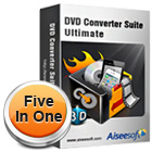 Aiseesoft DVD Converter Suite Ultimate lets you rip DVDs, convert videos, create DVDs, and transfer videos to your iPhone, all in one handy package.