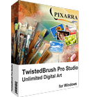 TwistedBrush Pro Studio is an outstanding image editor that lets you work with realistic media such as pastels, oils, watercolors, and more.