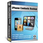 4Videosoft iPhone Contacts Backup lets you transfer, manage, and restore your iPhone contacts and text messages using iTunes and your computer.