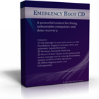 Emergency Boot CD provides you with a self-contained bootable OS on CD that lets you fix unbootable computers and achieve maximum data recovery.