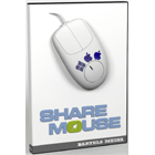 ShareMouse lets you share a mouse and keyboard with multiple networked Mac and PC computers, plus adds drag and drop file transfers and clipboard sharing.