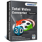 Aiseesoft Total Video Converter Platinum lets you convert videos between a variety of popular file formats, while also extracting audio from video files.