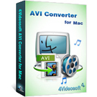 4Videosoft AVI Converter for Mac lets you convert any video file to AVI and HD AVI formats for playback on your Mac.