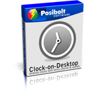 Clock-on-Desktop lets you display analog and digital clocks on your desktop, with the ability to configure each clock individually.