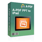 A-PDF PPT to iPad converts Microsoft PowerPoint files to digital presentations in HTML5, making them quite appealing to view on an iPad.