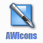 AWicons Pro is a comprehensive tool for creating, editing and managing icons and small images. Powerful graphics tools, ready to use effects, optimized for small image sizes.