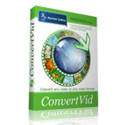 ConvertVid is a fantastic application that gives you the power to take any video file and convert it to any format, including portable players.