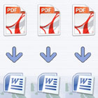 PDF to Word can convert your PDFs to RTF files so that you can open and use your PDFs anywhere using programs like Microsoft Word and Open Office.  