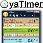 yaTimer uses colorful graphics and intuitive controls to make the task of tracking your time across multiple tasks easy, with advanced settings and printed report capabilities.
