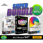 Logo & Graphic Design Bundle with Website Creator (PC) Discount