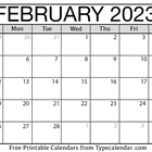 February Calendar