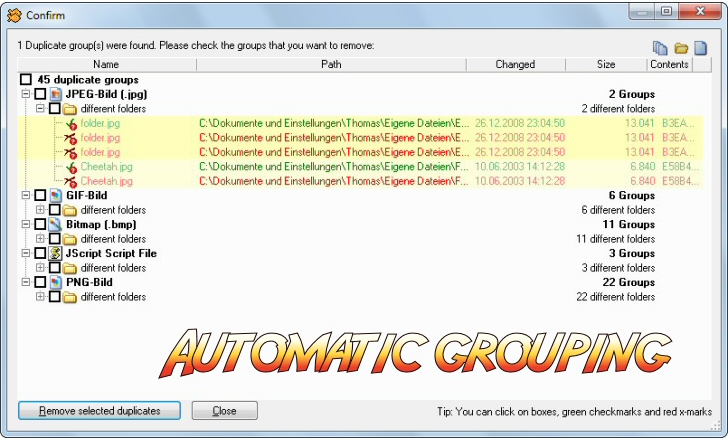 Email Tools Software, 1-Click Duplicate Bundle Screenshot