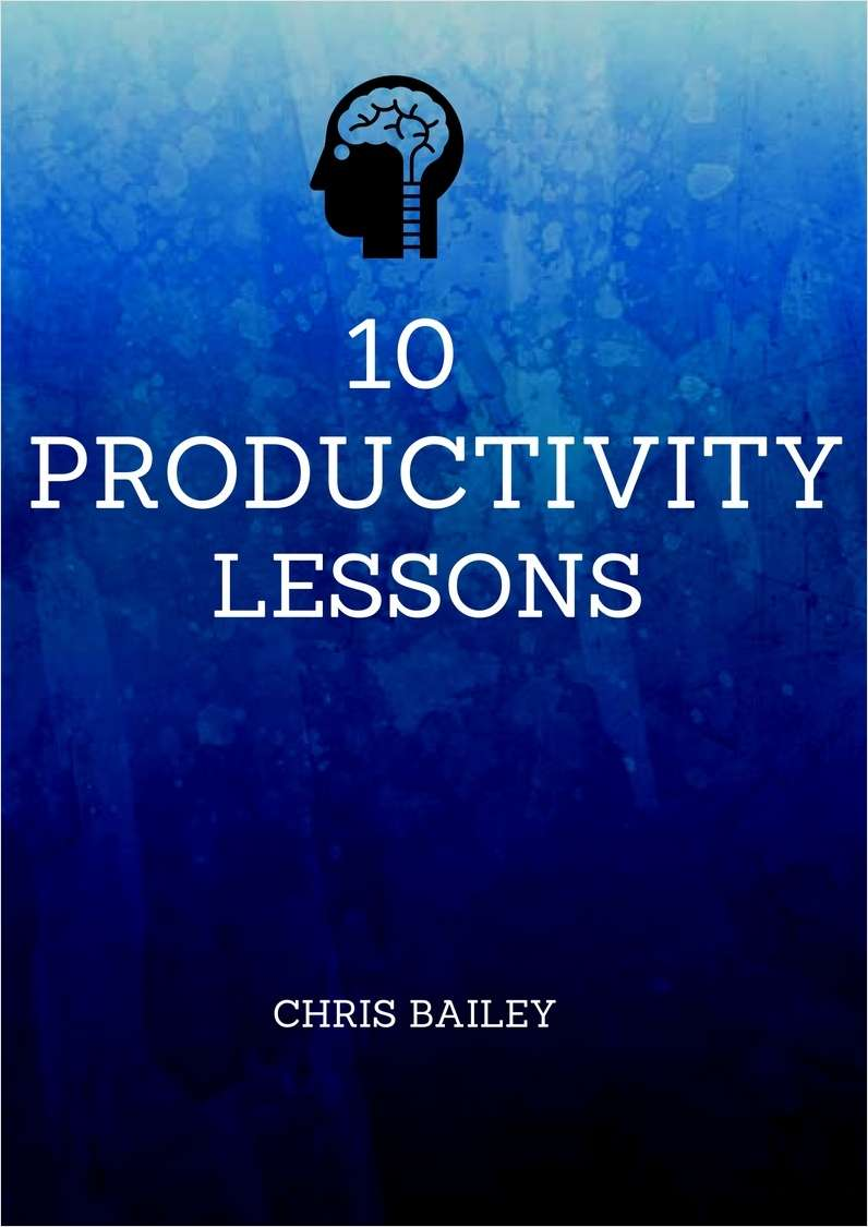 10 Productivity Lessons Screenshot