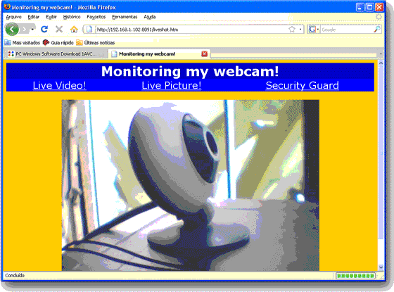 Remote Surveillance Pro, Activity Monitoring Software Screenshot