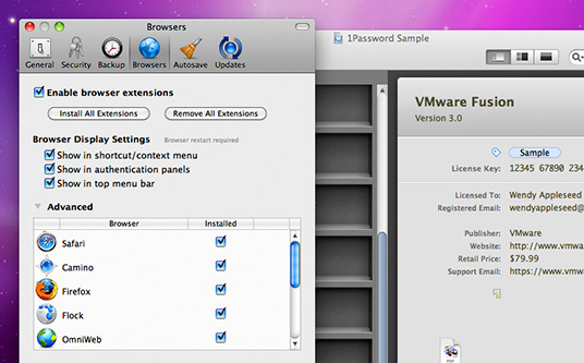 Password Manager Software, 1Password for Mac and Windows Screenshot