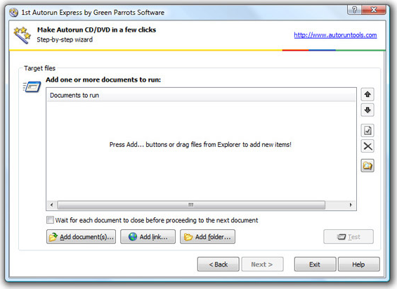 1st Autorun Express, Video Software, DVD Authoring Software Screenshot