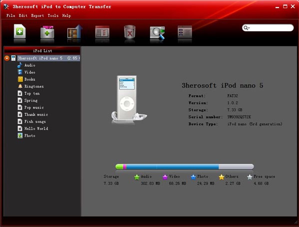 download the new version for ipod PC Manager 3.4.1.0