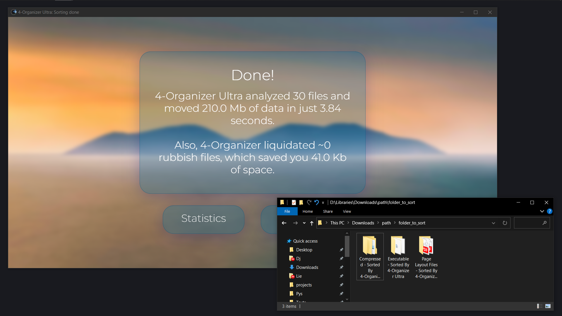 4-Organizer Ultra, Software Utilities, PC Optimization Software Screenshot