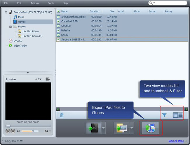 4Media iPad Max Platinum, Video Converter Software Screenshot
