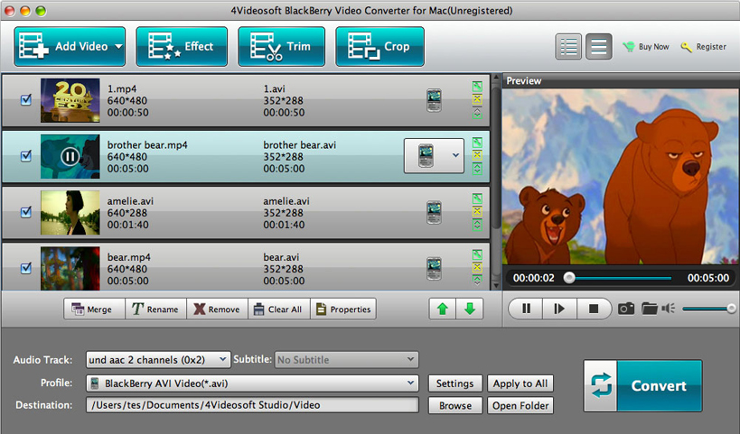 Blackberry Video Converter Mac Free