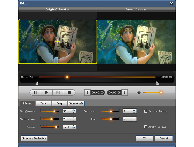 4Videosoft Blu-ray Ripper, Video Converter Software Screenshot