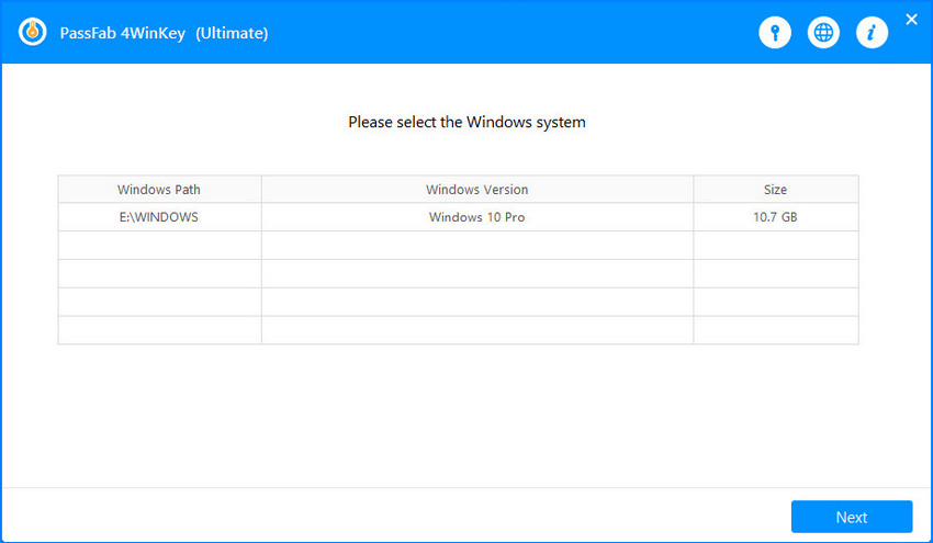 4WinKey - Windows Password Recovery, Software Utilities Screenshot