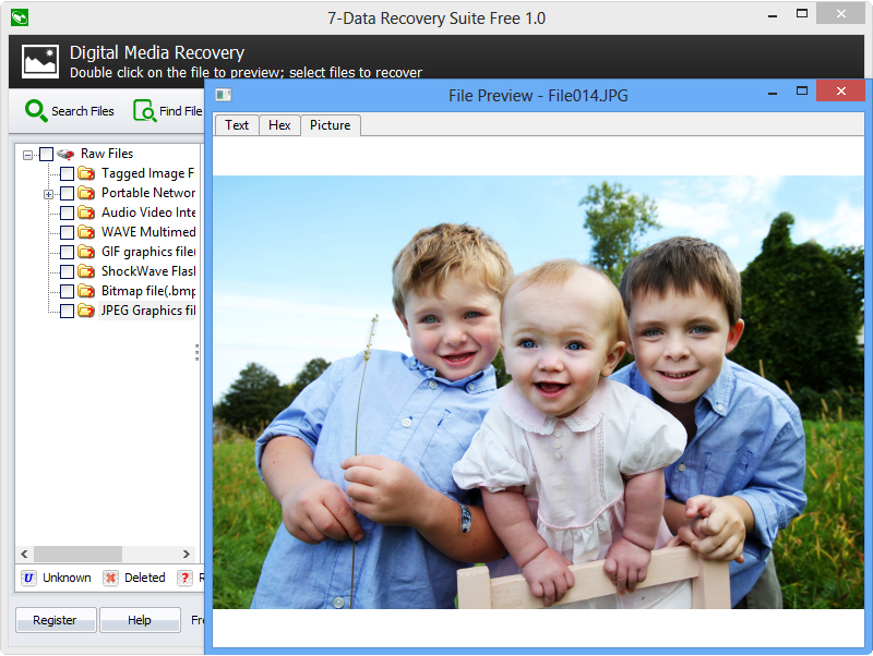 7-Data Recovery Suite, Recovery Software Screenshot