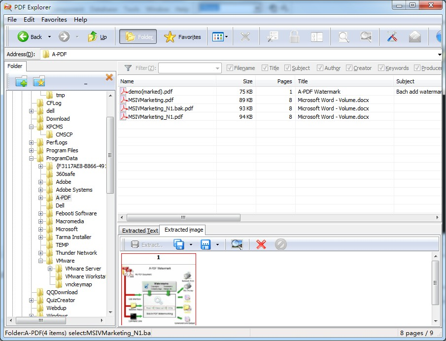 A-PDF Explorer - PDF Utilities Software - 20% off for PC