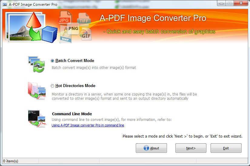 A-PDF Image Converter Screenshot