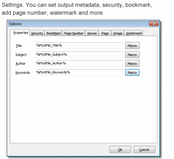 A-PDF Merger, PDF Utilities Software Screenshot