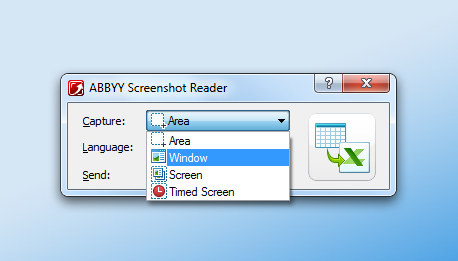 Screenshot Software, ABBYY Screenshot Reader Screenshot
