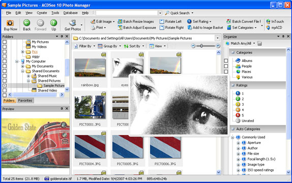 Image Viewer Software Screenshot