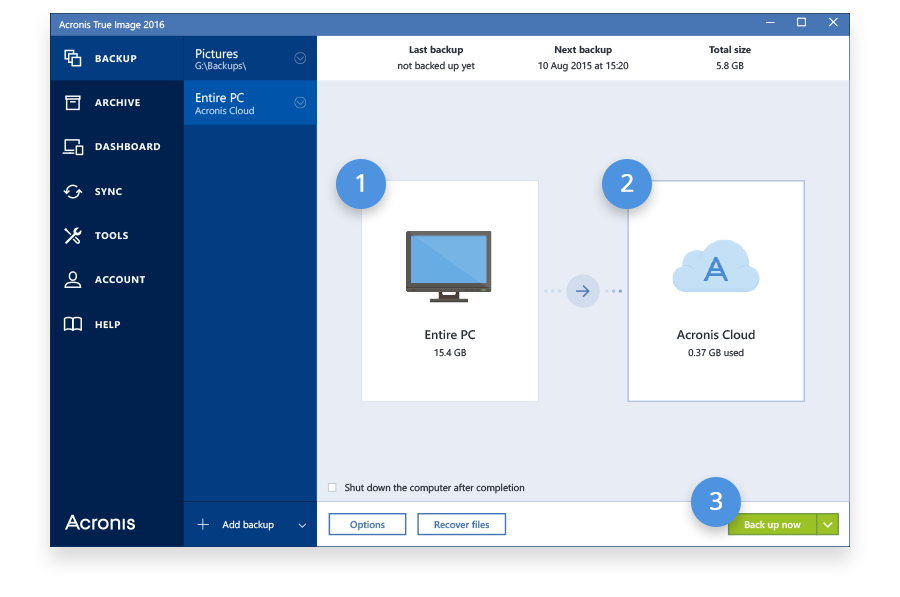 acronis true image backup software free download