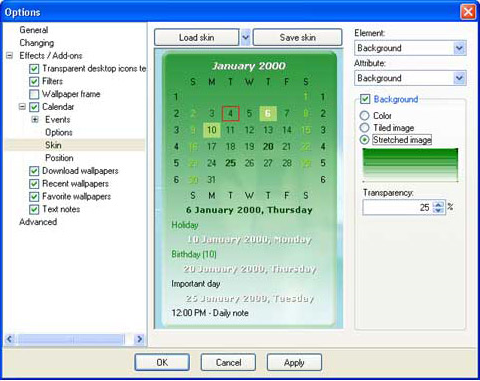 Active Wallpaper Changer, Wallpaper Software Screenshot