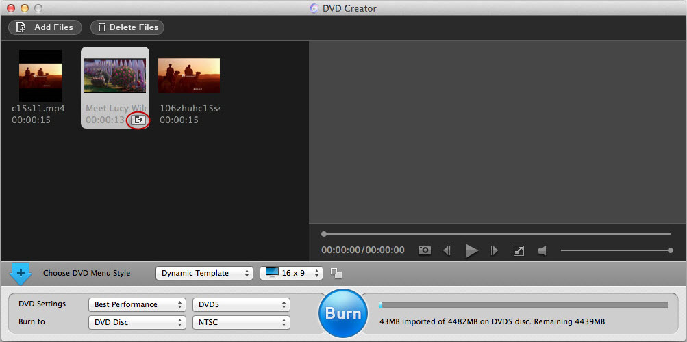 Adoreshare DVD Creator for Mac, DVD Ripper Software Screenshot